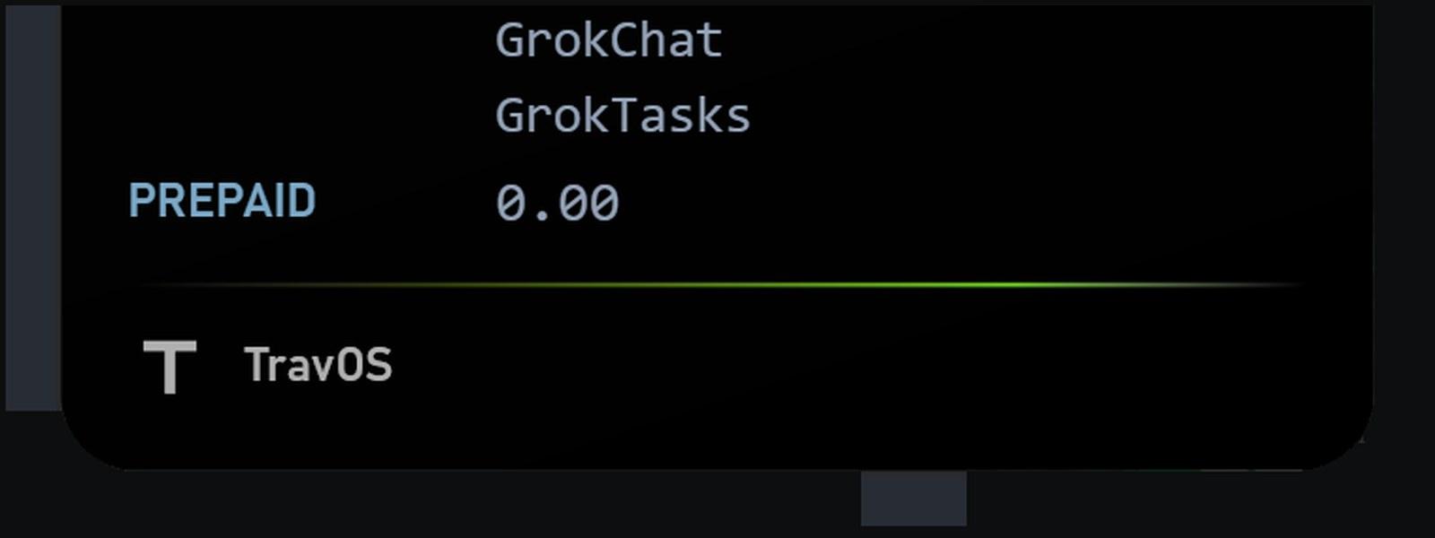 AI Usage Overlays TravOS footer